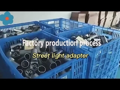 Draaibaar metaal LED straatlicht Adapter Zonne-verlichting Pole Straatlamp Bracket