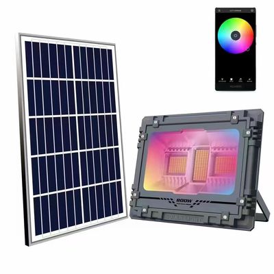 IP65 Rgb Tri Color Zonne 60w Led Flood Light Met Muziek Buiten Reflector