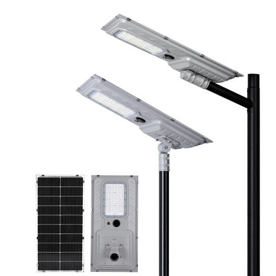 Zuinige 180LM/W LED-straatverlichting op zonne-energie met bewegingssensor voor landelijke wegverlichting